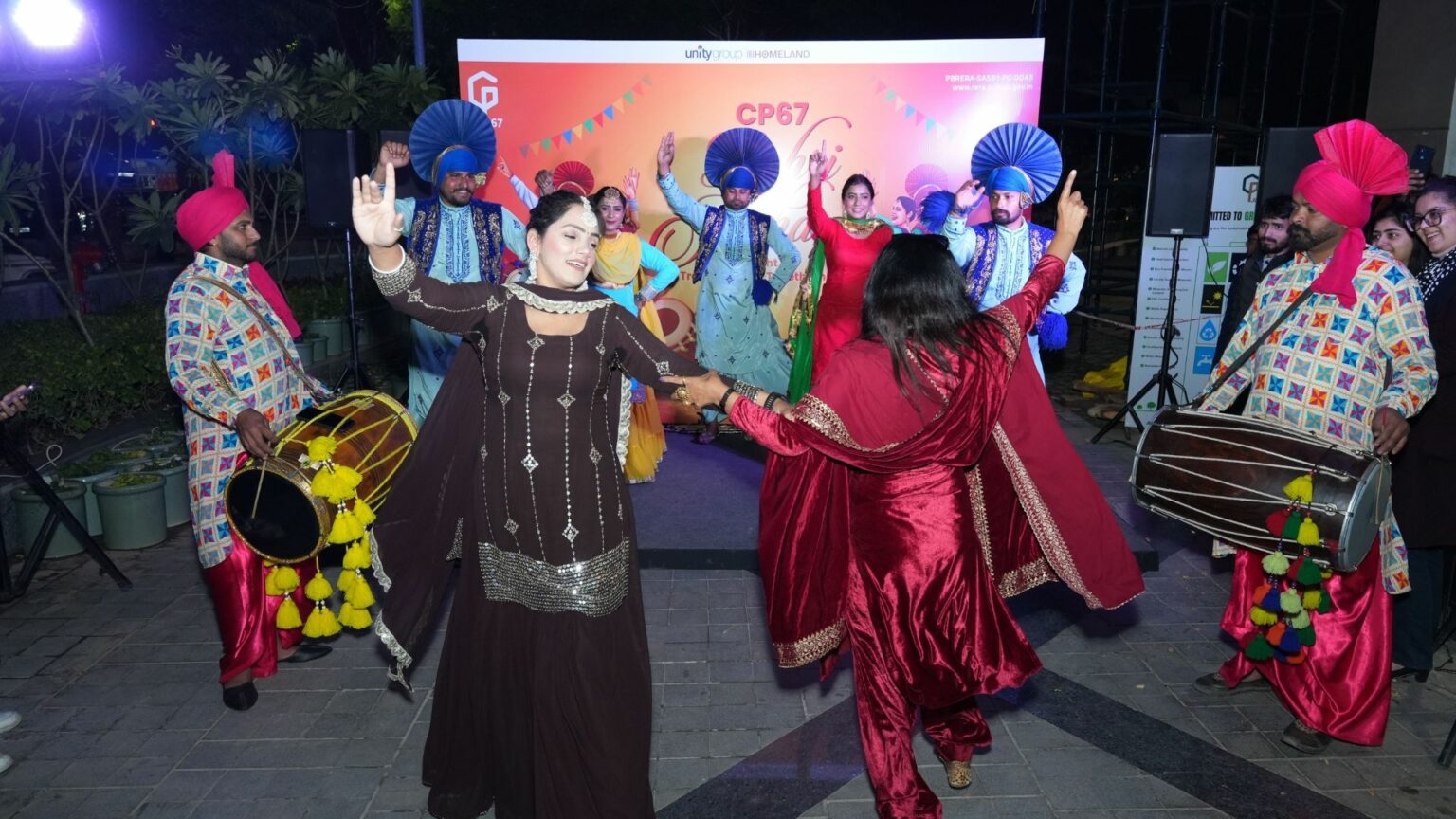 Lohri Celebrations Light Up CP67 Mall